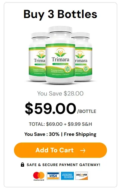 Trimara 3 Bottle Price